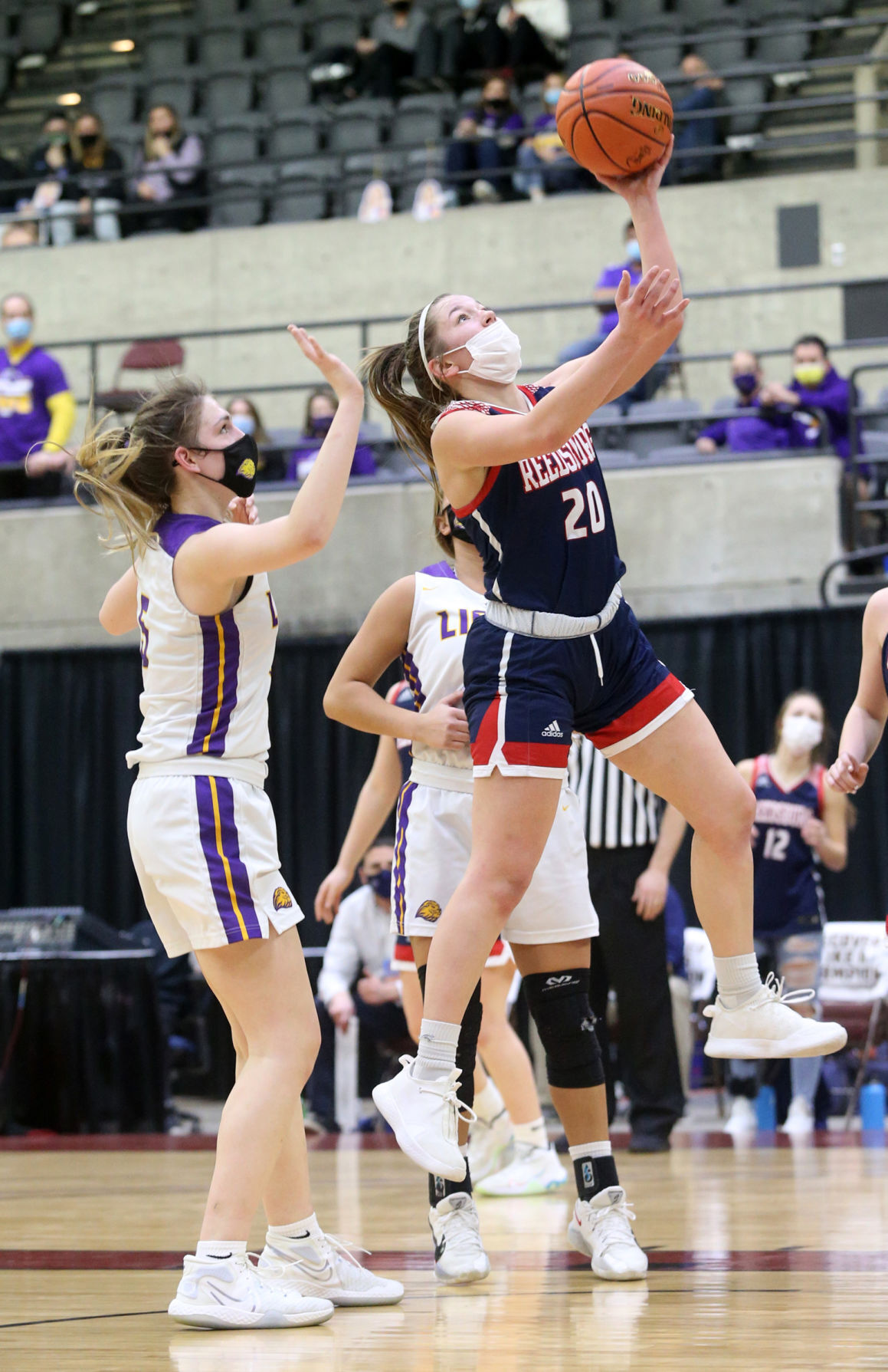 WIAA state girls basketball photo: Trenna Cherney goes up with a shot